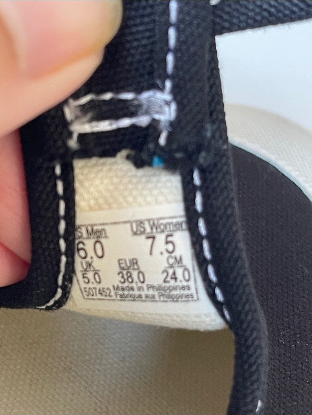Vans Black and White Mary Jane Platform Sneakers - Picture 7 of 7